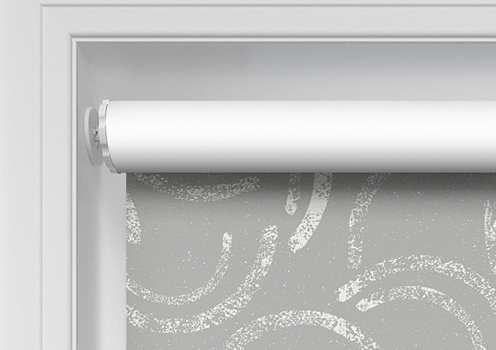 Lino Arches, True Grey - Twist&Fit Roller Blind - Image 10